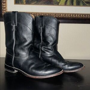Justin Men’s Roper Classic Black Western Boots 9